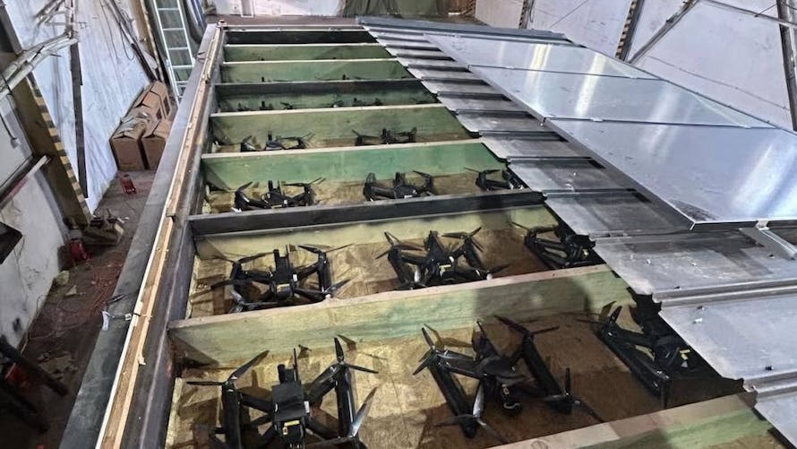 drones ukrainiens toile d'arignée