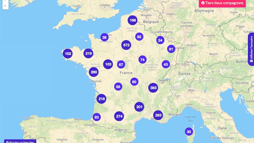 france tiers lieux