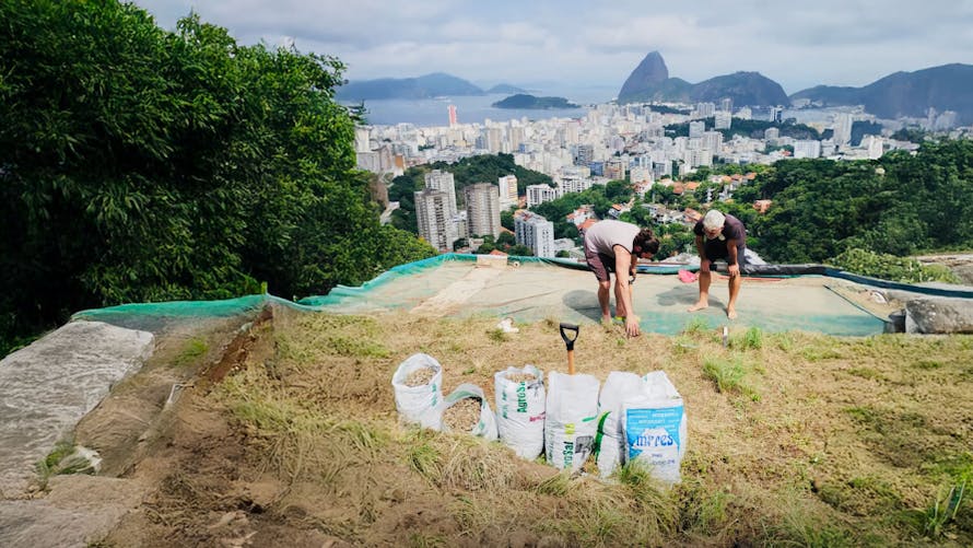 Vue des hauteurs de Rio