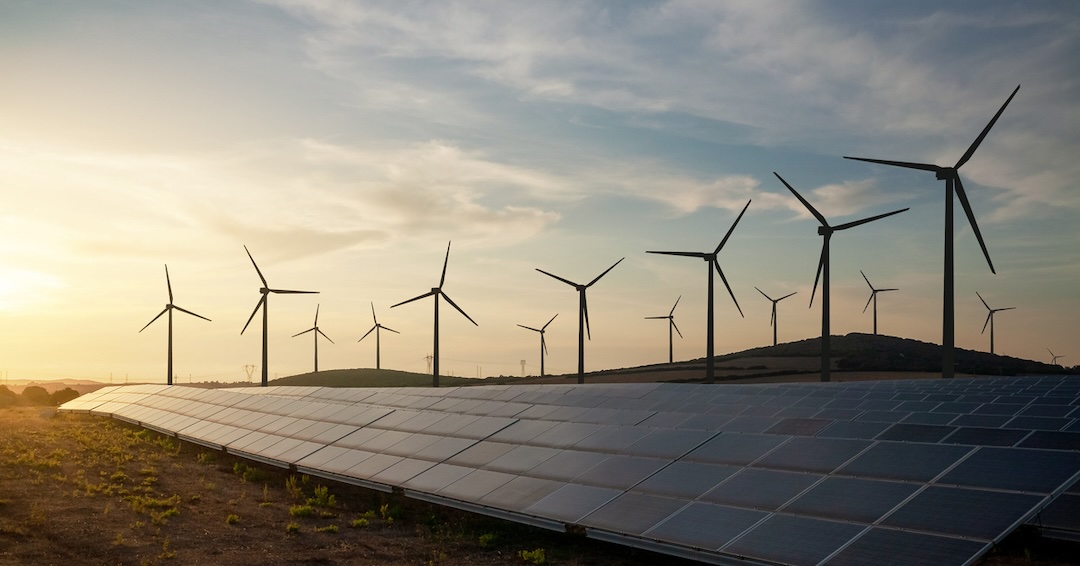 Parc solaire et éolien