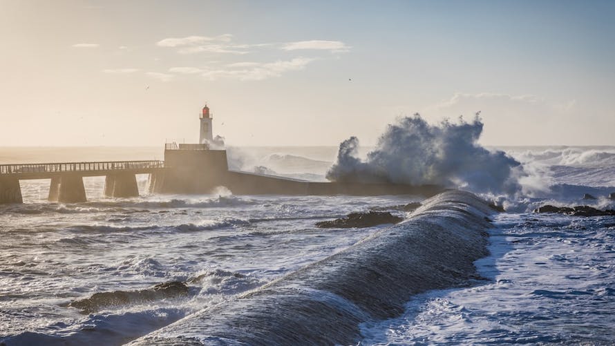 Tempête sables d'olonne