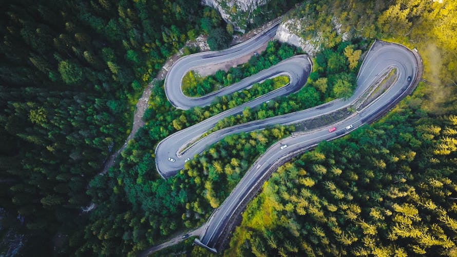 route sinueuse