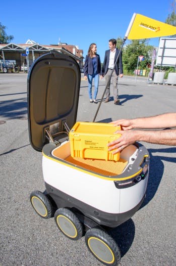 Après les drones-facteurs, La Poste suisse va tester des robots de livraison autonomes