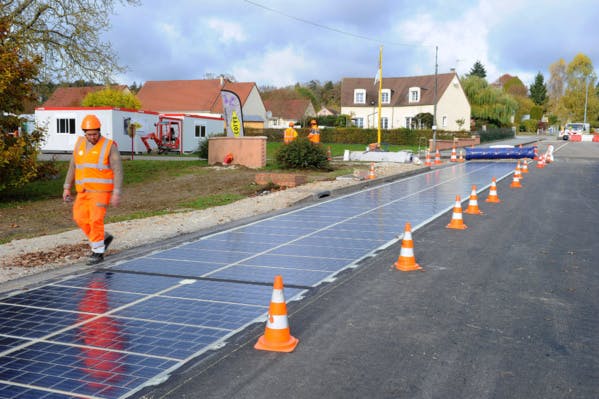 En Normandie, la première route solaire française au banc d'essai
