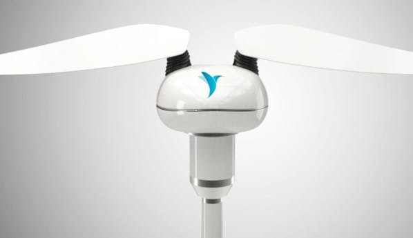 Des ailes à la place des pales : cette étonnante éolienne imite le vol du colibri