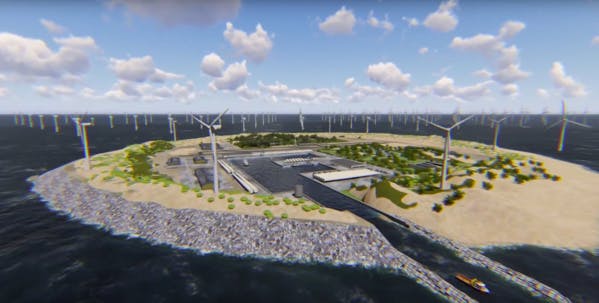 Mer du Nord : une île artificielle pour alimenter 80 millions d'Européens en énergie verte
