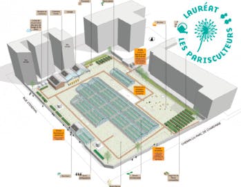 Locale, bio et solidaire : bientôt une ferme urbaine de 6 000 m2 en plein Paris