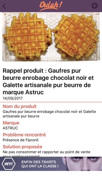 Fipronil, viande de cheval, bisphénol... Cette appli traque tous les produits contaminés