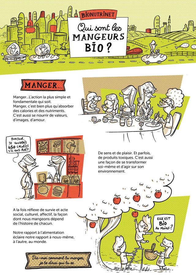 Qui sont les consommateurs bio ? Découvrez la réponse en BD !