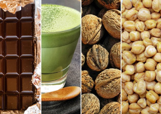 Noix, chocolat, thé vert... Les