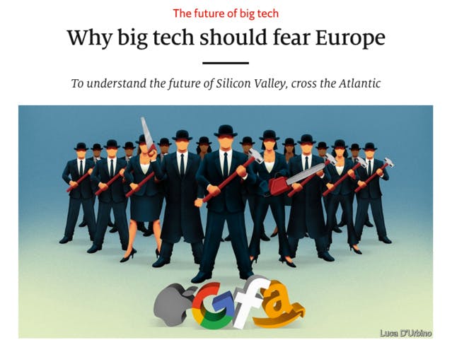 Pourquoi les Gafam peuvent avoir peur de l'Europe