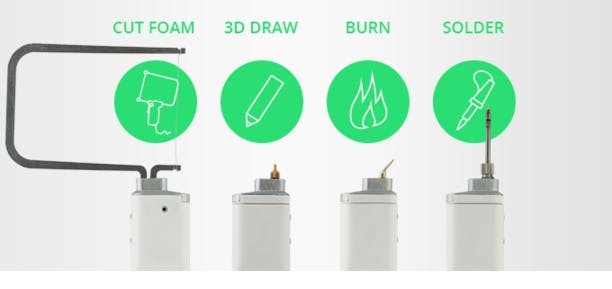 Il dessine en 3D, soude, découpe, pyrograve : le stylo dont rêvaient les makers