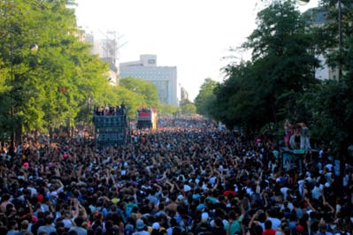TransPorteur : l'écologie s'invite sur un char de la Technoparade