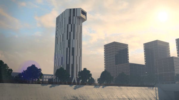 À Strasbourg, le plus haut immeuble à énergie positive au monde entre en chantier