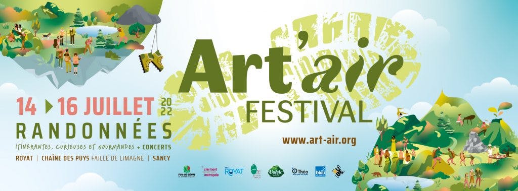 Affiche de l'édition 2022 du festival Art'Air. Illustration : Art'Air