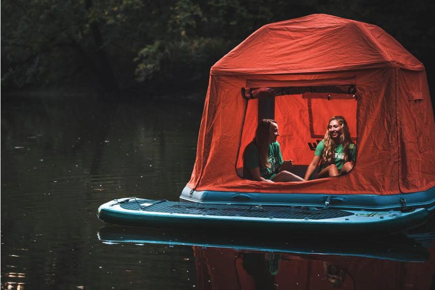 tentes flottantes
