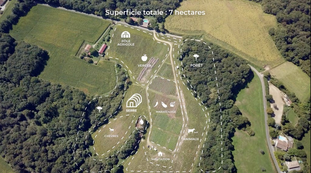Détail de la ferme de Zoé et Anthony. Image : capture d'écran.