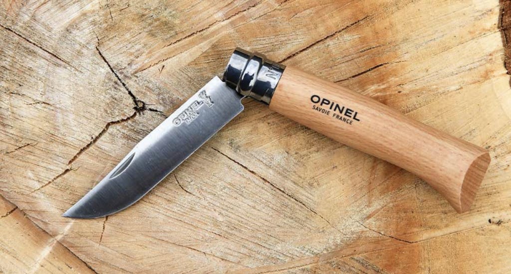 Opinel N°08, un modèle iconique, pas cher et depuis toujours fabriqué en Savoie.