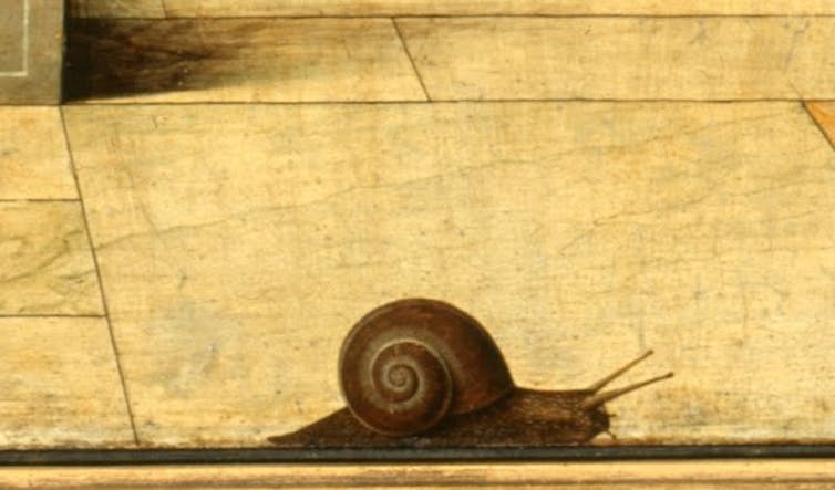 Escargot peint
