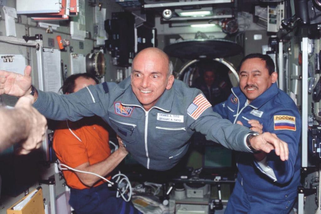 vacances dans l'espace