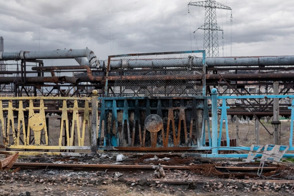 usine Azovstal près de Marioupol