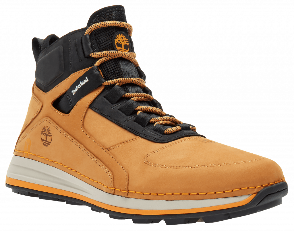 La chaussure Timberland Trekker, vendue 180€, a été pensée dès sa conception pour être recyclée. Photo : Timberland.