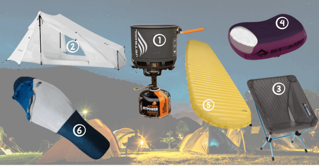 équipement camping