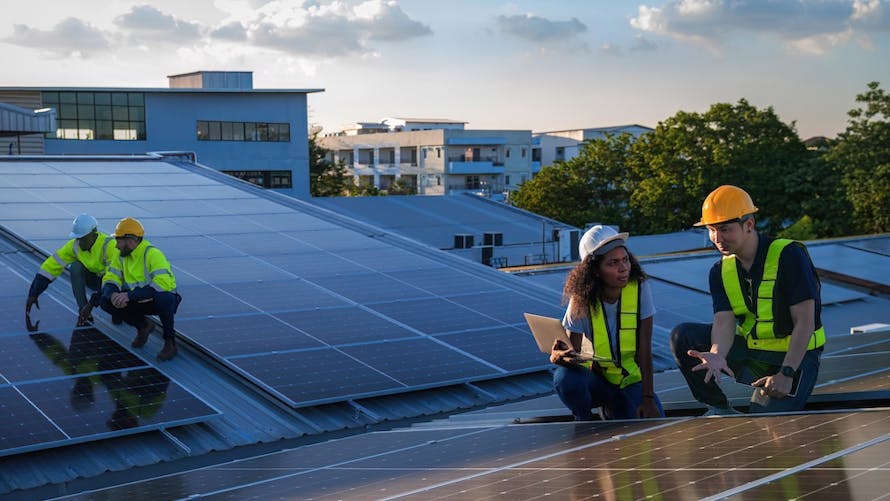 installation de panneaux solaires