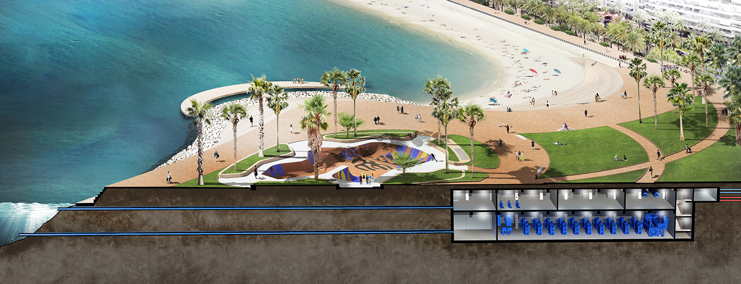 Modélisation du projet de thalassothermie à Cannes