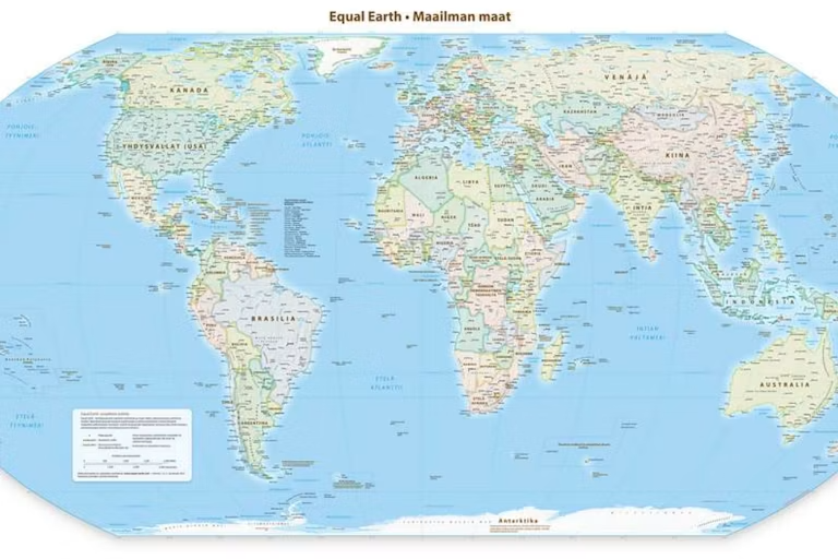 Carte du monde montrant les continents, océans, pays et principales villes avec légende.