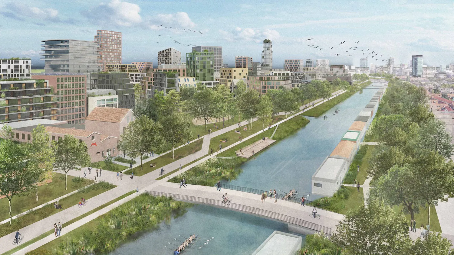 Utrecht builds new car-free district