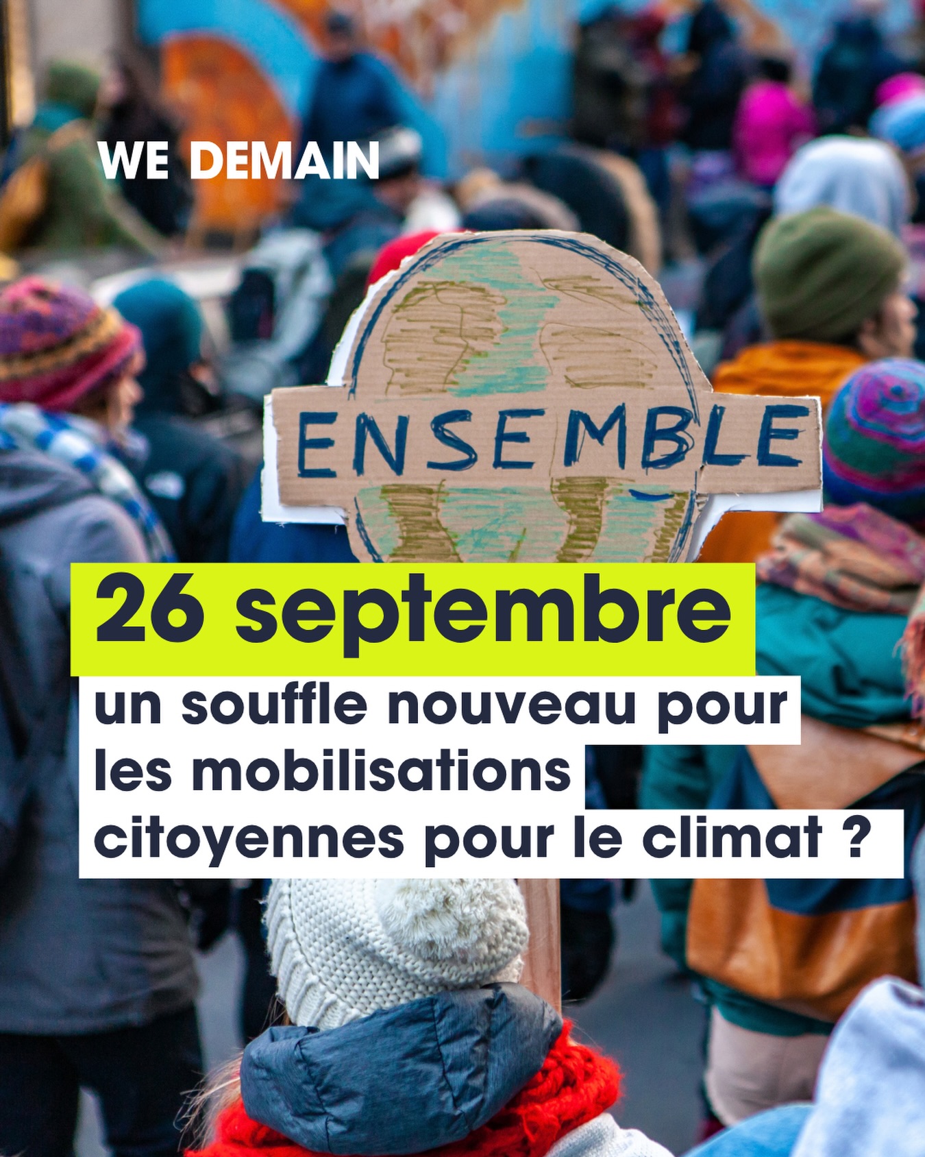 La marche du 26 septembre signe-t-elle le retour des grands mouvements citoyens pour le climat ? 🌍

Les manifestations pour le climat n’ont, bien sûr, jamais totalement cessé. Mais après un été 2026 marqué par des canicules à répétition, des incendies et des records de chaleur, une question se pose : et si ce choc collectif redonnait leur élan aux grandes mobilisations, comme la vague qui avait traversé la planète en 2019 ?

Les signaux sont là. Le 15 septembre, plus de 40 organisations, des pompiers volontaires aux infirmières en passant par les agriculteurs et les étudiants, se sont rassemblées devant Bercy pour exiger un budget 2027 à la hauteur de l’urgence : renforcement du Fonds Vert, taxation des énergies fossiles, plan « grand chaud », financement climat pour les pays les plus touchés.

Le 23 septembre, locataires de « bouilloires thermiques », parents d’élèves, soignants et syndicats se sont réunis à l’Académie du climat pour interpeller les futurs candidats à la présidentielle de 2027.

Et surtout, le 26 septembre, des marches pour le climat sont organisées partout en France. L’appel a déjà dépassé les 25 000 signatures et rassemble des centaines d’organisations, avec plus d’une centaine de marches recensées dans des dizaines de départements.
 
#MarchePourLeClimat #26Septembre #Climat #Mobilisation