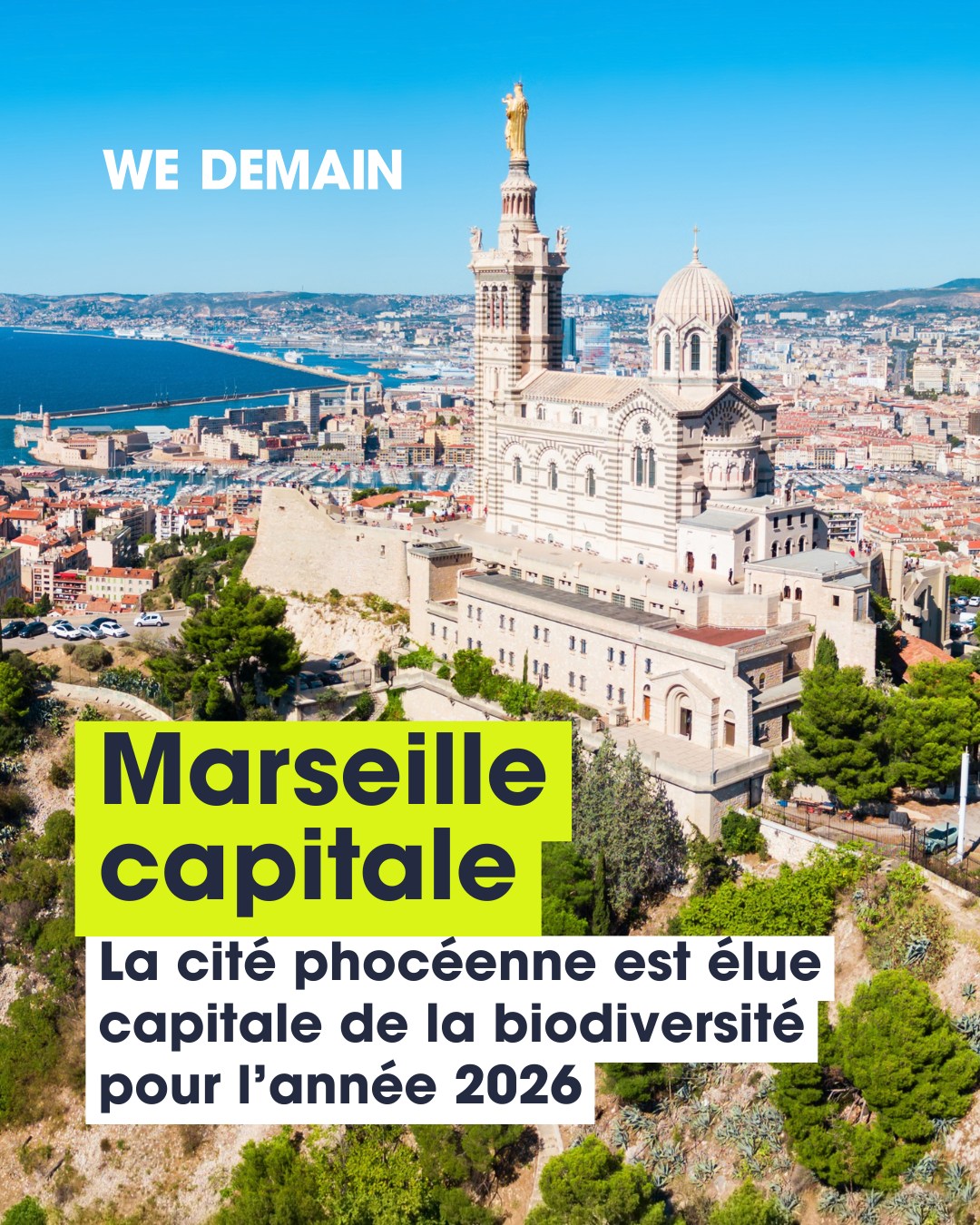 Des récifs artificiels, 300 friches passées au crible, une grotte à chauves-souris restaurée… Marseille vient d'être sacrée Capitale française de la biodiversité 2026. 🌿

Depuis 2010, ce concours national co-organisé par l'Office français de la biodiversité et le ministère de la Transition écologique, récompense les communes et intercommunalités qui agissent concrètement pour le vivant. Plus qu'un trophée, c'est un moyen de partager les bonnes idées d'un territoire à l'autre.

Cette année, le thème était la restauration de la nature, et six collectivités sont distinguées. En tête, Marseille, qui reconquiert la nature jusqu'au cœur de la ville : restauration des fonds marins dans les Calanques, forestiers municipaux formés à la biodiversité, refuges rendus à la faune sauvage. 

À ses côtés, La Rochelle, Saintes et trois intercommunalités également primées.

La preuve que la biodiversité ne se joue pas qu'au fond des forêts ! 

#Biodiversité #NatureEnVille #Environnement