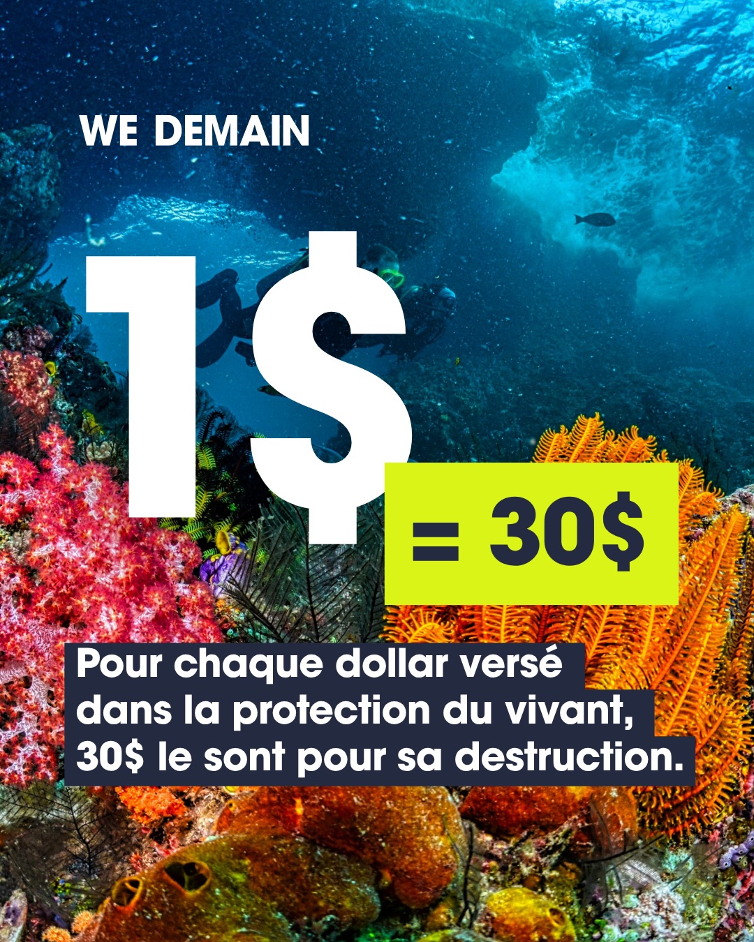 🌍 À chaque fois qu’un dollar est versé pour protéger le vivant, 30 $ sont investis dans sa destruction !
 
Ce bilan donne le vertige. Les financements néfastes ont dépassé plus de 30 fois ceux destinés à préserver et restaurer nos écosystèmes. Source : Programme des Nations unies pour l’environnement (PNUE). 

Derrière ces chiffres se cachent les subventions publiques dommageables pour l’environnement, ainsi que des investissements privés dans des activités qui contribuent à la dégradation des écosystèmes. 

Pour atteindre les objectifs moins dur en matière de biodiversité, de climat et de restauration des terres, les investissements dans ces solutions doivent passer à 571 milliards de dollars par an d’ici 2030. 

👉 Abonne‑toi à notre compte pour rester informé et agir avec nous !

#protection #vivant #ecosystème